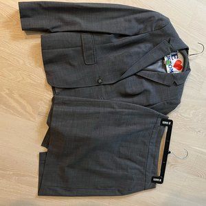 Banana Republic Grey Skirt Suit (Skirt and Jacket)